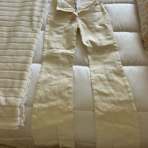 Cinq a Sept Cream High Rise Jeans - Picture 4 of 4